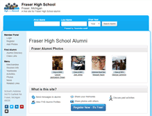 Tablet Screenshot of fraserhighschool.net